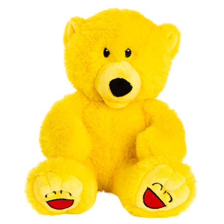 Peluche des émotions Ours Joyeux - Mini JAUNE 1 - vertbaudet enfant 