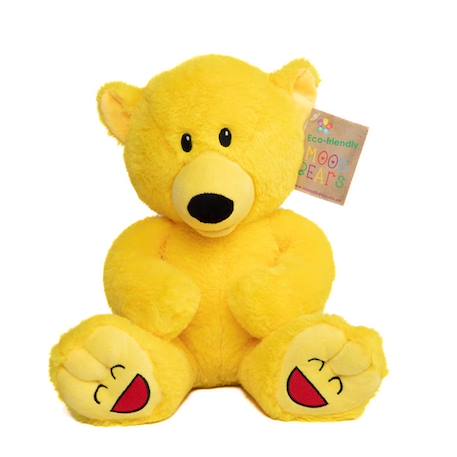 Peluche des émotions Ours Joyeux - Grand JAUNE 1 - vertbaudet enfant 