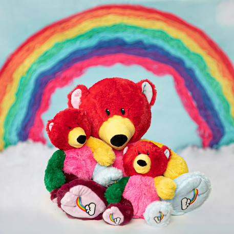 Peluche des émotions Ours Espoir - Grand MULTICOLORE 3 - vertbaudet enfant 