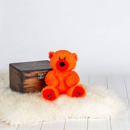 Peluche des émotions Ours Furieux - Mini ORANGE 2 - vertbaudet enfant 