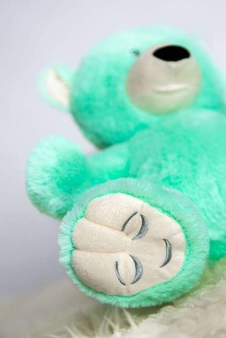 Peluche des émotions Ours Calme - Mini VERT 4 - vertbaudet enfant 