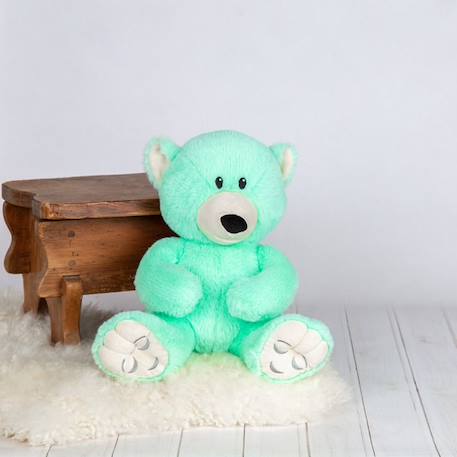 Peluche des émotions Ours Calme - Grand VERT 2 - vertbaudet enfant 