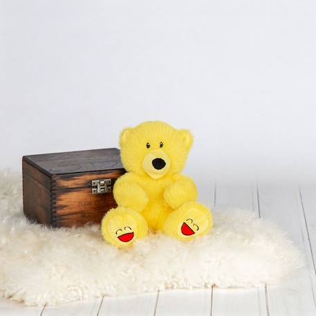 Peluche des émotions Ours Joyeux - Mini JAUNE 2 - vertbaudet enfant 