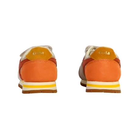 Basket Cuir Gola Daytona Blaze Strap - Or-Orange-Soleil JAUNE 4 - vertbaudet enfant 