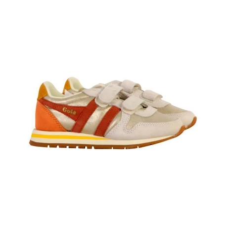 Basket Cuir Gola Daytona Blaze Strap - Or-Orange-Soleil JAUNE 3 - vertbaudet enfant 