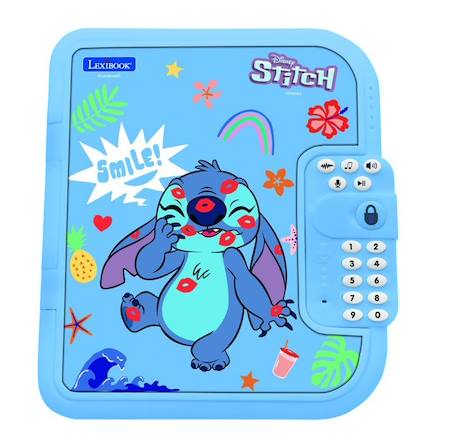 Journal intime électronique avec coffre-fort Stitch MULTICOLORE 2 - vertbaudet enfant 