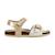 Sandale Cuir Geox Adriel - Platinum-Blanc GRIS 2 - vertbaudet enfant 