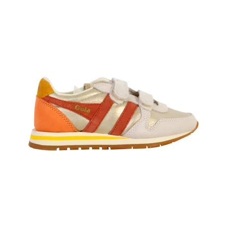 Basket Cuir Gola Daytona Blaze Strap - Or-Orange-Soleil JAUNE 2 - vertbaudet enfant 