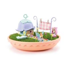 Jouet-Jeux d'imagination-Figurines, mini mondes, héros et animaux-Jardin enchanté My Fairy Garden - TOMY - Modèle Le jardin enchanté - Intérieur - Pour enfants de 4 ans et plus