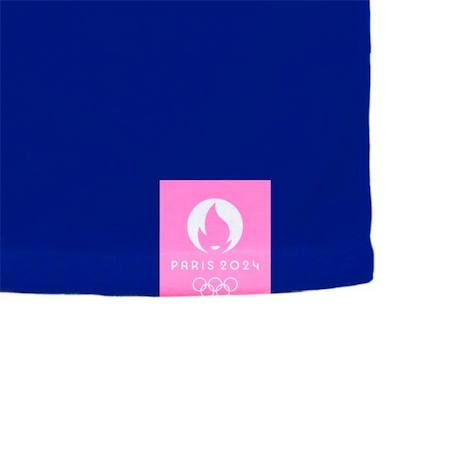 Drap de plage imprimé 100% coton PARIS 2024 JEUX OLYMPIQUES COEUR BLEU 3 - vertbaudet enfant 