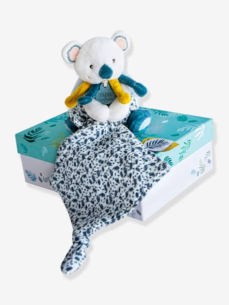 Yoca le koala - pantin avec doudou 15cm - DOUDOU ET COMPAGNIE bleu 2 - vertbaudet enfant 