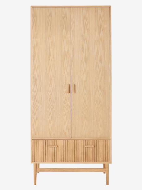 Grande armoire 2 portes + tiroir ligne COPENHAGUE bois 5 - vertbaudet enfant 