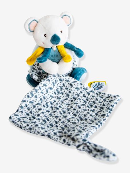 Yoca le koala - pantin avec doudou 15cm - DOUDOU ET COMPAGNIE bleu 5 - vertbaudet enfant 