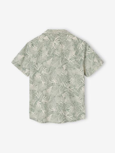 Chemise garçon vert sauge 4 - vertbaudet enfant 