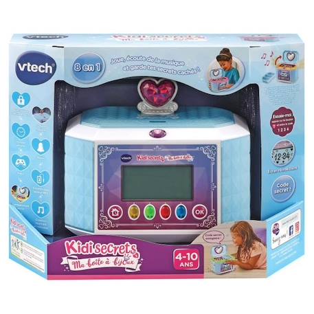 Boîte à Bijoux - VTECH - Kidisecrets - Multicolore - Écran Rétroéclairé - 4 ans et plus BLEU 3 - vertbaudet enfant 