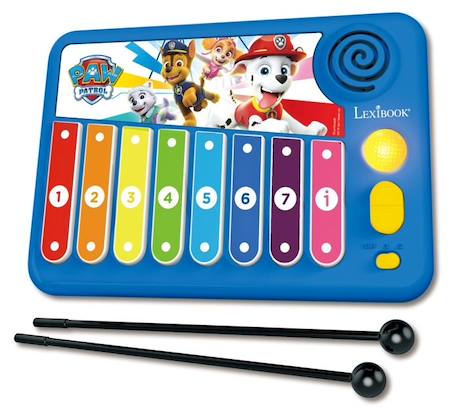 XYLO-FUN Xylophone Pat' Patrouille avec Apprentissage Lumineux de la Musique BLEU 1 - vertbaudet enfant 