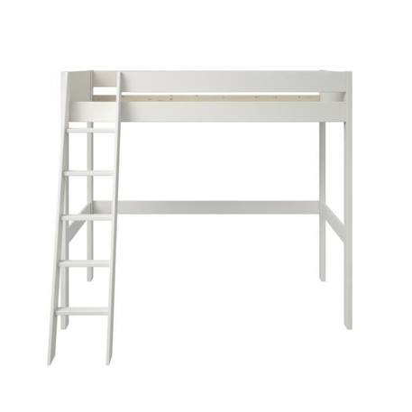 Lit mezzanine en pin blanc 90x200 Edouard BLANC 2 - vertbaudet enfant 