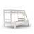 Lit superposé et matelas en pin blanc 90-140x200 Lilja BLANC 2 - vertbaudet enfant 