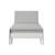 Fauteuil convertible en lit avec coussins en pin blanc 75x190 Basile BLANC 2 - vertbaudet enfant 