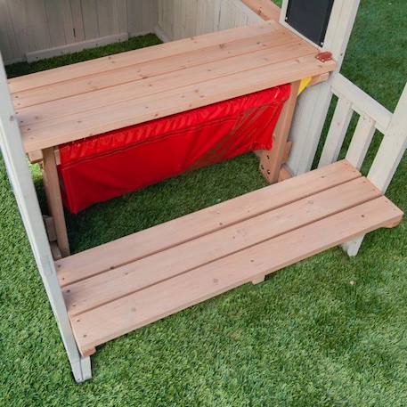 KidKraft - Maisonnette d'extérieur Braewood en bois FSC pour enfant MULTICOLORE 5 - vertbaudet enfant 