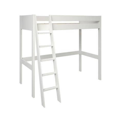 Lit mezzanine en pin blanc 90x200 Edouard BLANC 3 - vertbaudet enfant 