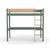 Lit mezzanine en pin vert 90x190 Asta VERT 3 - vertbaudet enfant 