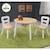 KIDKRAFT Table Ronde + 2 Chaises BEIGE 1 - vertbaudet enfant 