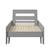 Fauteuil convertible en lit avec coussins en pin gris 75x190 Basile GRIS 3 - vertbaudet enfant 