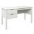 Bureau à deux tiroirs en pin blanc 75x135 Leopold BLANC 3 - vertbaudet enfant 