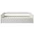 Lit avec lit gigogne et matelas en pin blanc 90x200 Arthur BLANC 4 - vertbaudet enfant 