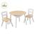 KIDKRAFT Table Ronde + 2 Chaises BEIGE 2 - vertbaudet enfant 