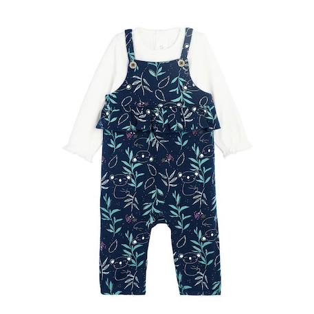 Ensemble salopette bébé en molleton et t-shirt Paloma  - vertbaudet enfant