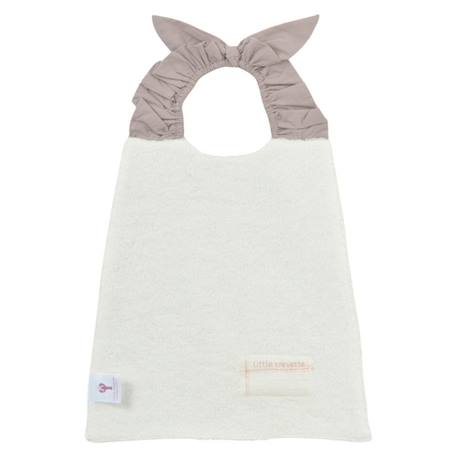 Bavoir élastiqué en coton bio* Ourson - lilas VIOLET 3 - vertbaudet enfant 