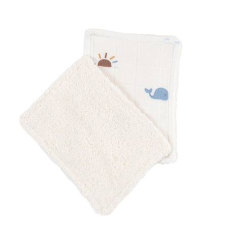 Lot de 12 lingettes lavables coton bio*  Malo BEIGE 3 - vertbaudet enfant 