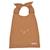 Bavoir élastiqué en coton bio* Ourson - caramel MARRON 1 - vertbaudet enfant 