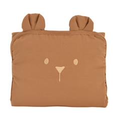 Tapis à langer de voyage en coton bio* Ourson - caramel  - vertbaudet enfant