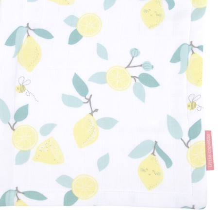 Couverture gaze de coton bio* Limonade JAUNE 3 - vertbaudet enfant 