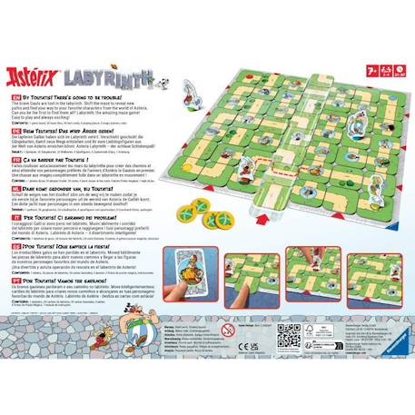 Labyrinthe Astérix, Jeu de société de plateau, Enfant et Famille, De 2 à 4 Joueurs à partir de 7 ans, 27350, Ravensburger BLANC 4 - vertbaudet enfant 