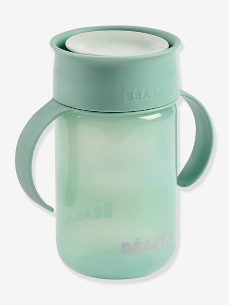 Tasse d'apprentissage 360° BEABA bleu+rose+vert sauge 18 - vertbaudet enfant 