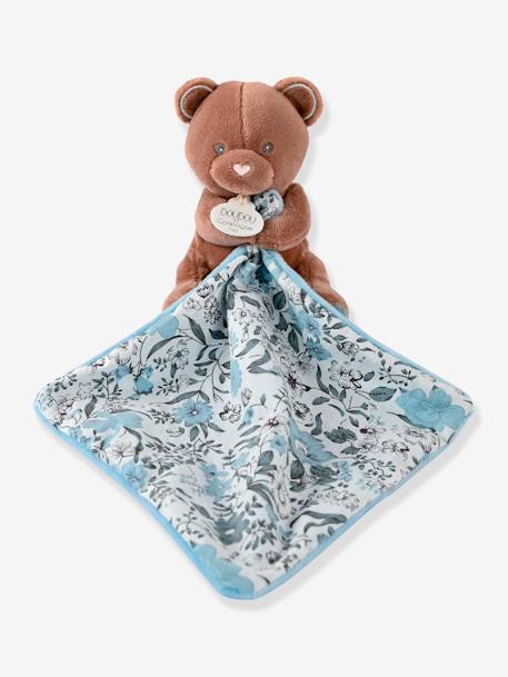 Pantin + doudou 12cm boh'aim - DOUDOU ET COMPAGNIE faon rose+lion jaune+ours bleu 10 - vertbaudet enfant 