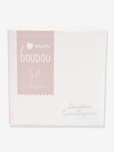 Doudou mouchoir - 10 cm - Boite fleur - DOUDOU ET COMPAGNIE ours marron 3 - vertbaudet enfant 