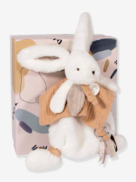 Happy doudou 25cm - DOUDOU ET COMPAGNIE boho rose+pop bleu+wild beige 10 - vertbaudet enfant 