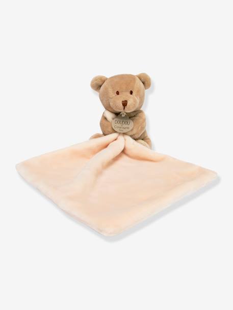 Doudou mouchoir - 10 cm - Boite fleur - DOUDOU ET COMPAGNIE ours marron 2 - vertbaudet enfant 