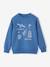 Sweat Basics motif graphique garçon blanc chiné+bleu moyen+vert sauge 6 - vertbaudet enfant 