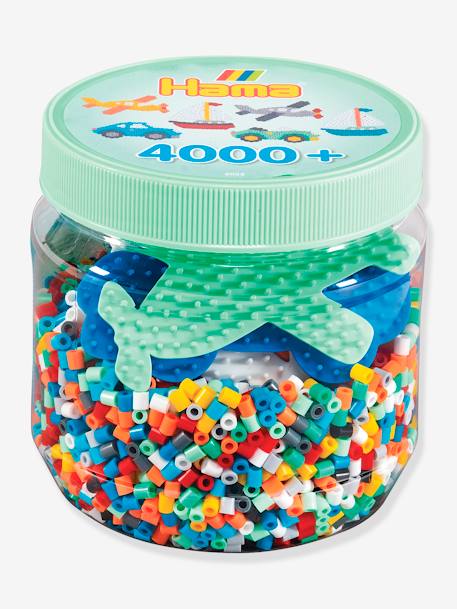 Midi pot vert 4000 perles + 3 plaques - HAMA multicolore 2 - vertbaudet enfant 