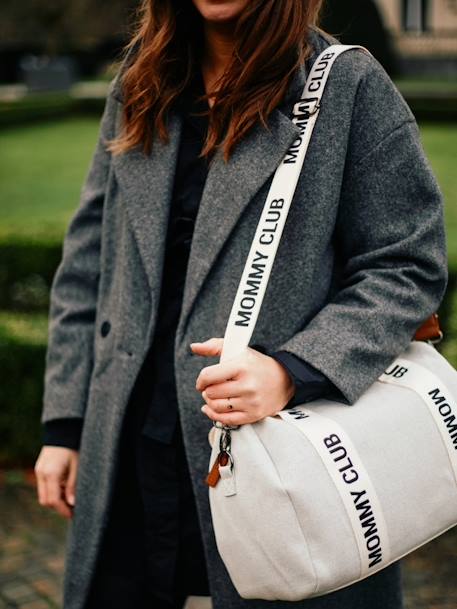 Sac à langer CHILDHOME Mommy Club Marron+Noir+Off white 16 - vertbaudet enfant 