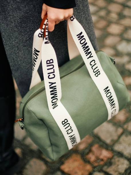 Sac à langer CHILDHOME Mommy Club Off white+Vert 10 - vertbaudet enfant 