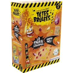 Jouet-Activités artistiques et musicales-La Fabrik à bonbons STARTER PACK - TETES BRULEES - Mixte - Blanc - 21x9x29cm - Enfant - 2 ans de garantie