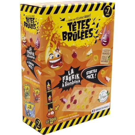 La Fabrik à bonbons STARTER PACK - TETES BRULEES - Mixte - Blanc - 21x9x29cm - Enfant - 2 ans de garantie BLEU 1 - vertbaudet enfant 