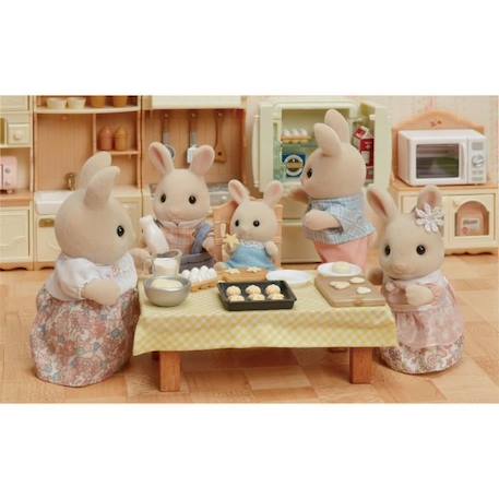 Poupée - SYLVANIAN FAMILIES - La famille Lapin Crème - Articulée et habillée avec soin BLANC 3 - vertbaudet enfant 